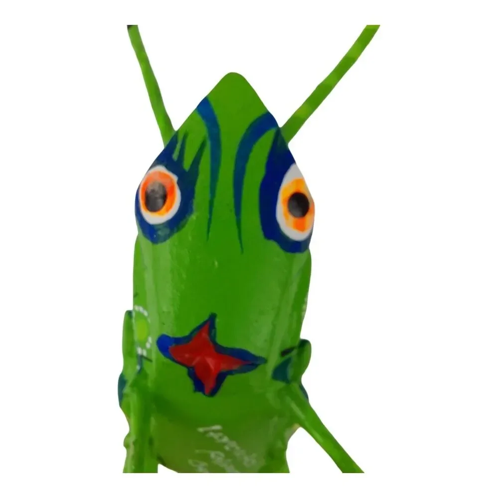 Vintage Handpainted  Alebrije  Cricket  Artist Signed Good Luck